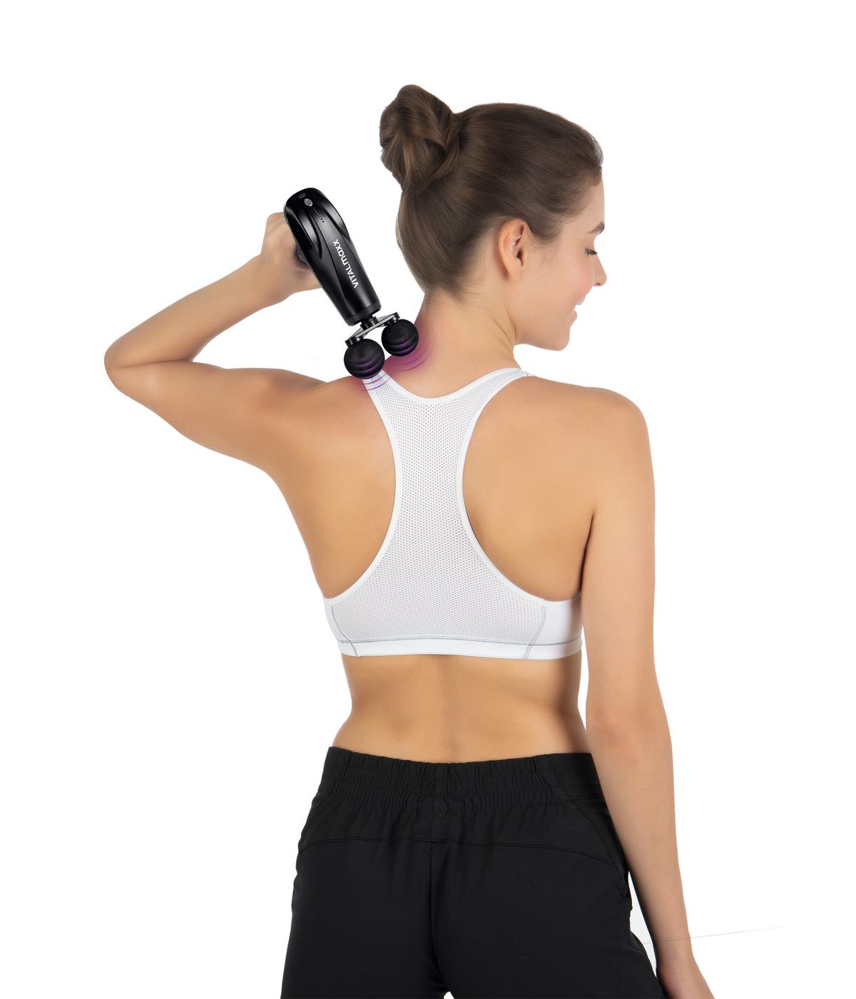 Massagepistole 14542 - Schwarz, Basics, Kunststoff/Metall (14,5/5,2/14,5cm)