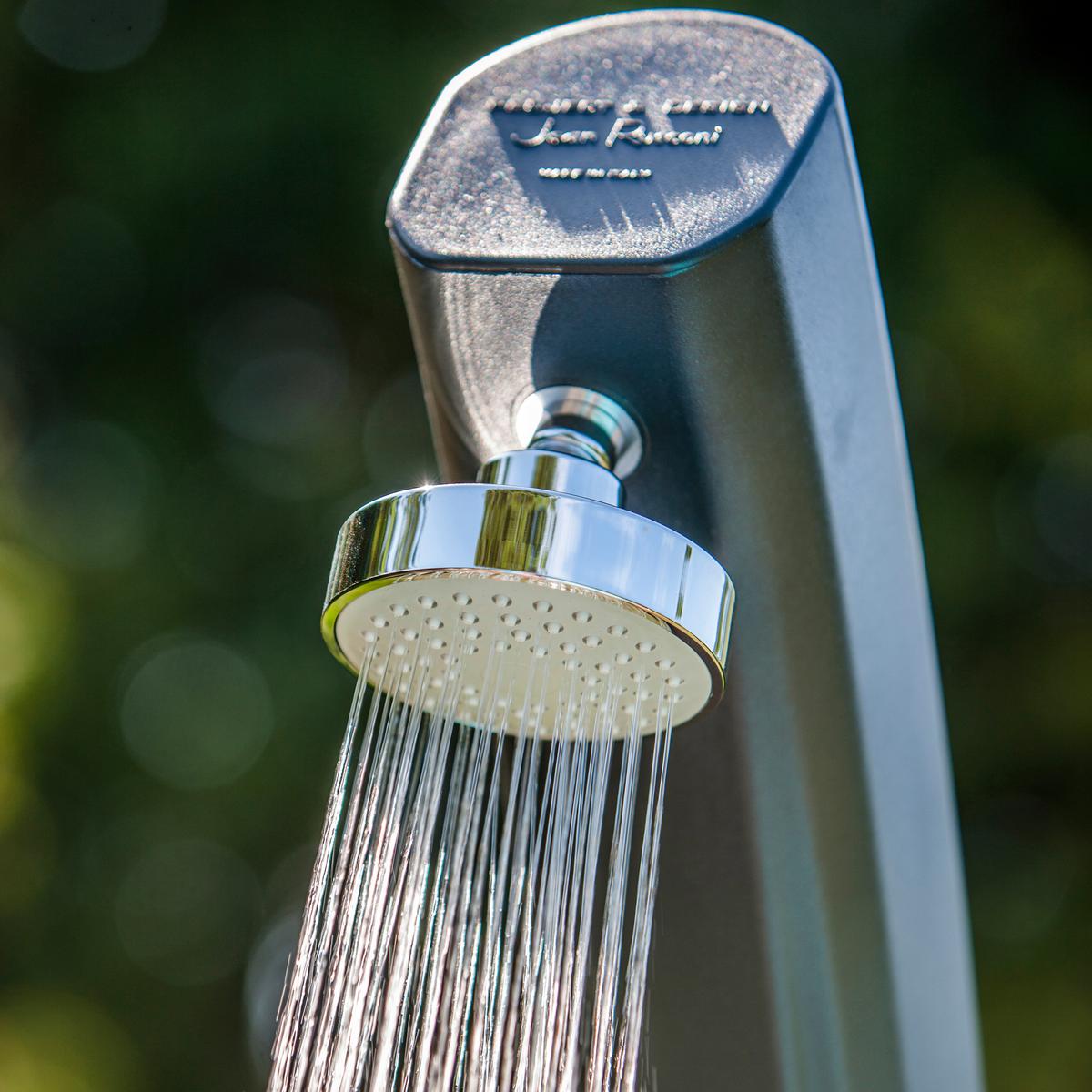 Solardusche, Schwarz Lxbxh: 19x17x219 Cm - Schwarz, KONVENTIONELL, Kunststoff/Metall (19/17/219cm) - Gre