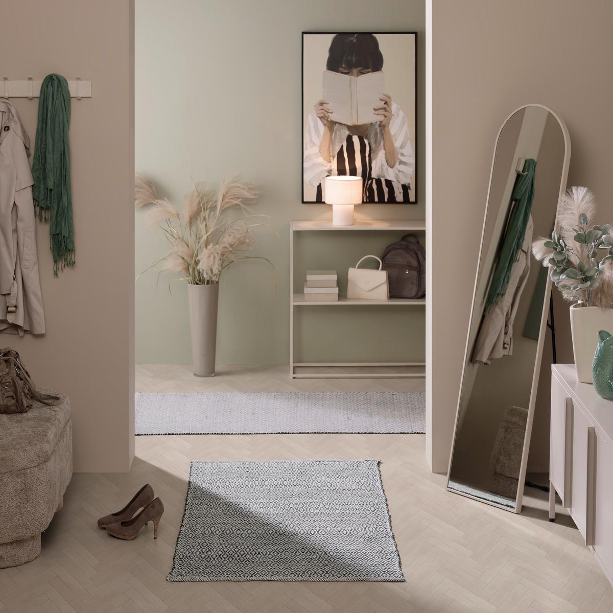 RUČNE TKANÝ KOBEREC Carola 1, 60/120cm, ružová - ružová, Basics, textil (60/120cm) - Modern Living