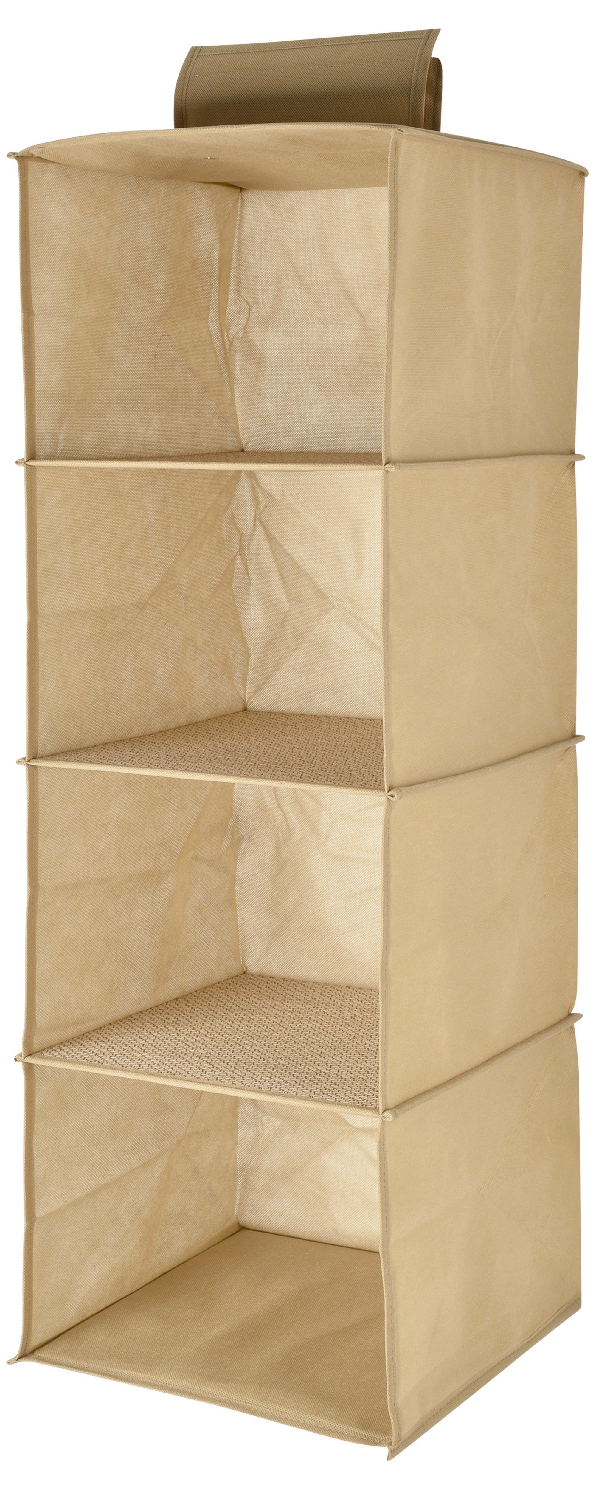 Úložný box SMART - béžová, Konventionell, kartón/textil (30/30cm) - Mömax