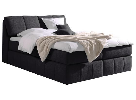 Boxspringbett Flora - Schwarz, MODERN, Textil (180/200cm) - Livetastic Boxspringbett Flora - Schwarz, MODERN, Textil (180/200cm) - Livetastic