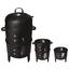 Smoker Bbw 3in1 - Schwarz, MODERN, Metall (40/40/80cm) Smoker Bbw 3in1 - Schwarz, MODERN, Metall (40/40/80cm)