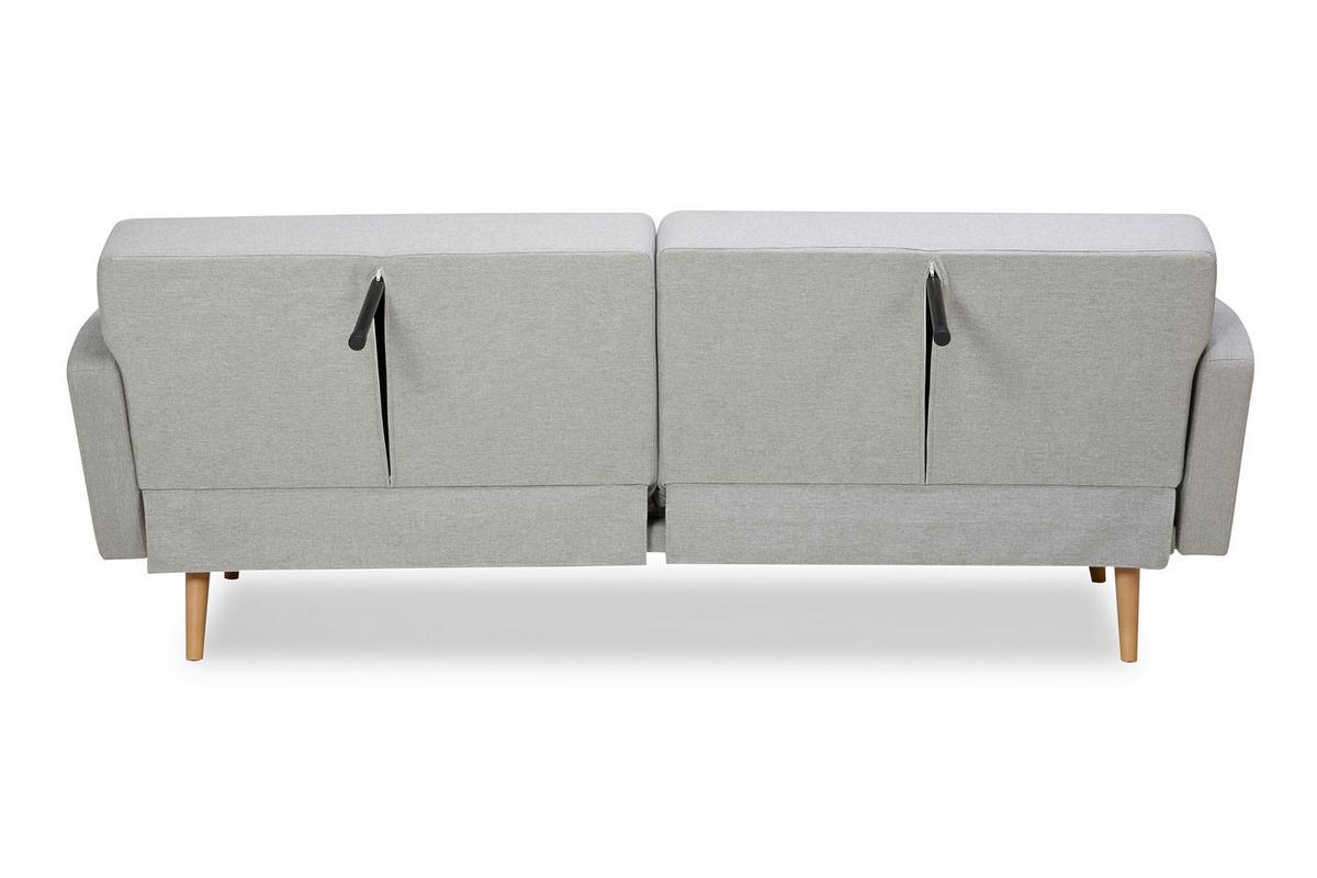 3-sitzer-sofa Hellgrau B: 214 Cm - Dunkelgrau/Hellgrau, MODERN, Textil (214/83/86cm) - Livetastic
