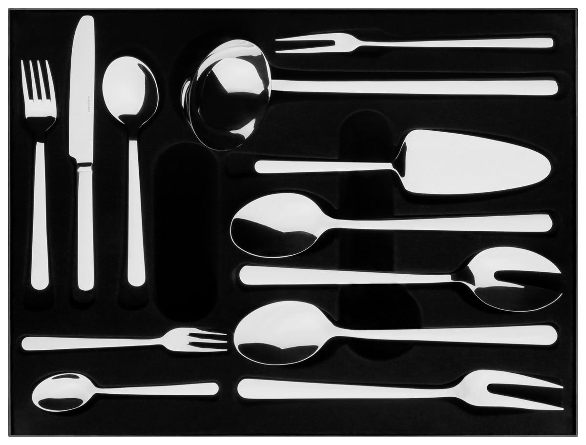 Besteckset 67-Teilig Beta Nc für 12 Personen - Silberfarben, MODERN, Metall (43/8.5/35.5cm) - Berndorf