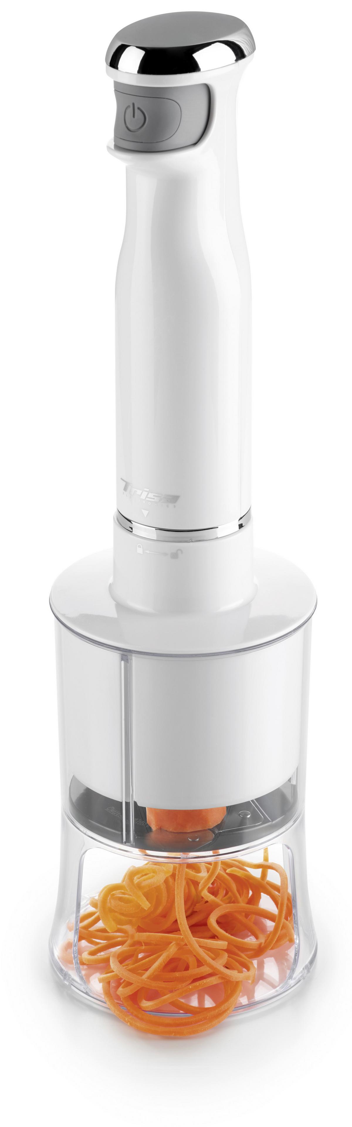Stabmixer Spiralizer Weiß, 600 W - Weiß, MODERN, Kunststoff/Metall (11/11/39,5cm)