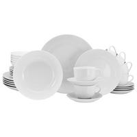Kombiservice Luna 30--Teilig., Weiß - Weiß, Basics, Keramik - Creatable