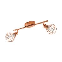 Strahler 95546* Zapata - Weiß/Kupferfarben, Design, Glas/Metall (6,5/36cm) - Eglo