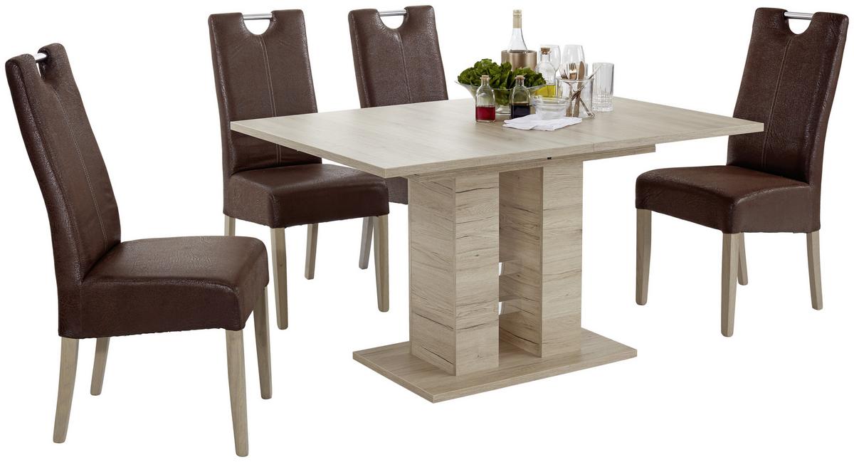 Kihúzható Asztal Helena 140 Az *top Ár* - tölgyfa, Konventionell, faalapú anyag (140-220/76/90cm) - Best Price