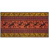 Strandtuch Bali - Rot/Orange, KONVENTIONELL, Textil (75/150cm) - Ondega