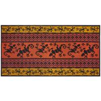 Strandtuch Bali - Rot/Orange, KONVENTIONELL, Textil (75/150cm) - Ondega