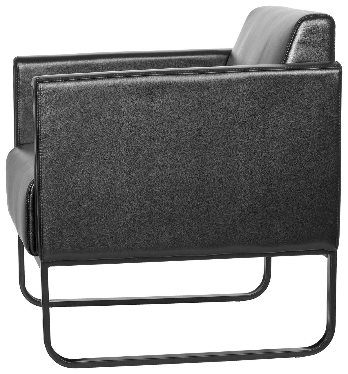 Sessel Bali Black - Schwarz, MODERN, Textil (67/78/71cm) - MID.YOU