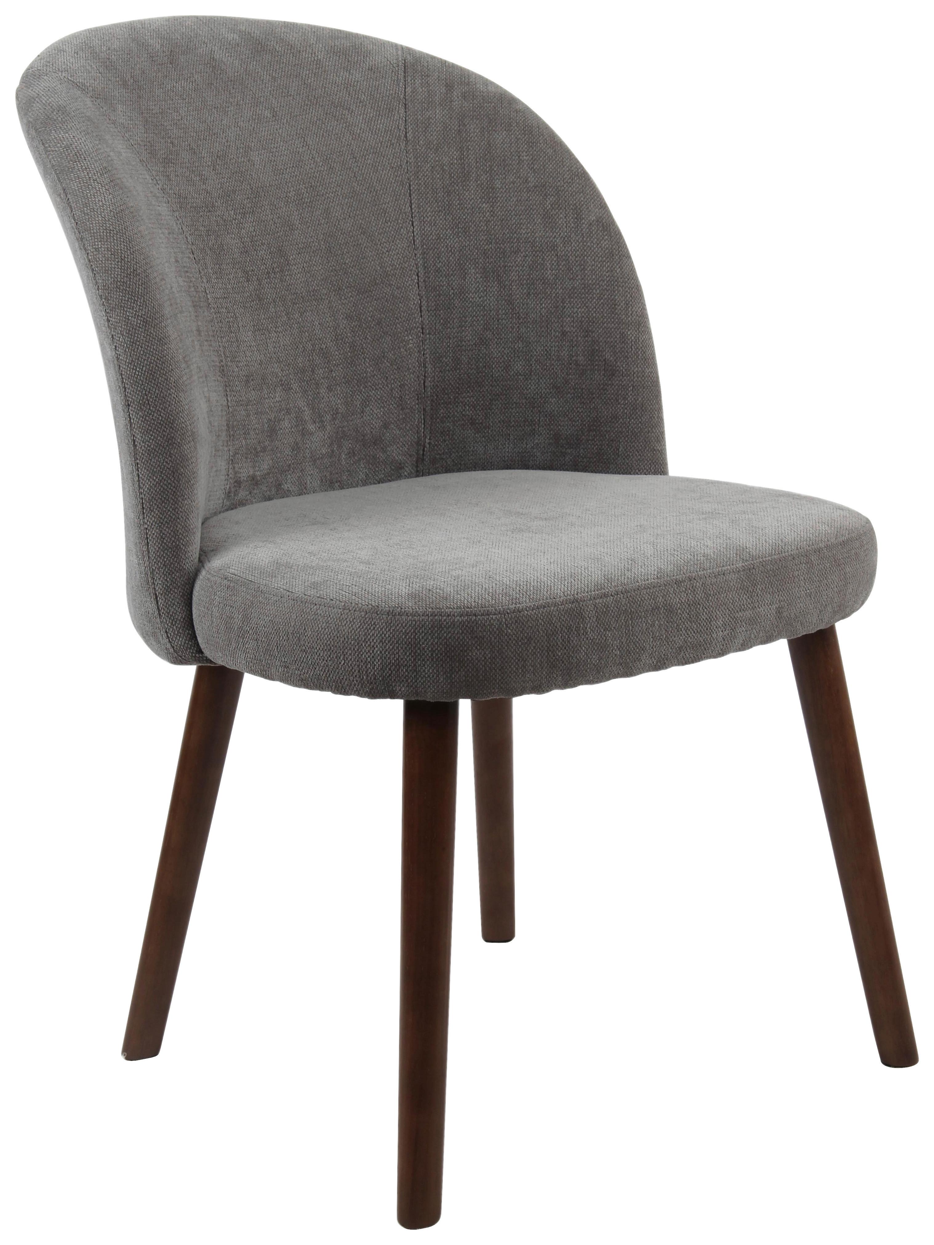 Stuhl Tampere Grau B: 53 cm - Eichefarben/Grau, MODERN, Holz/Textil (53/87/58cm) - Livetastic