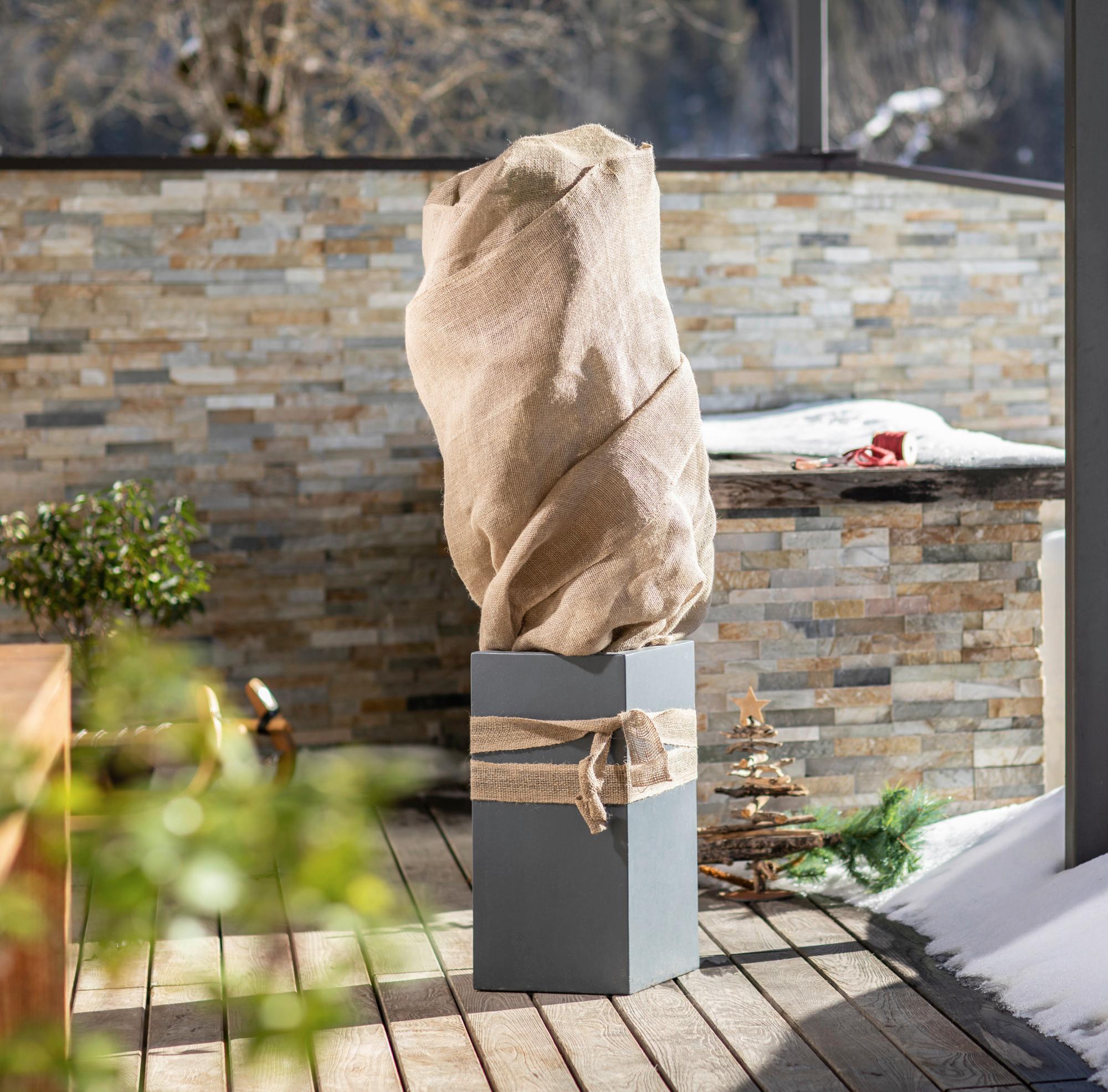 Schutzplane Jute-Gewebematte Naturfarben - Naturfarben, Basics, Naturmaterialien (100/400cm)