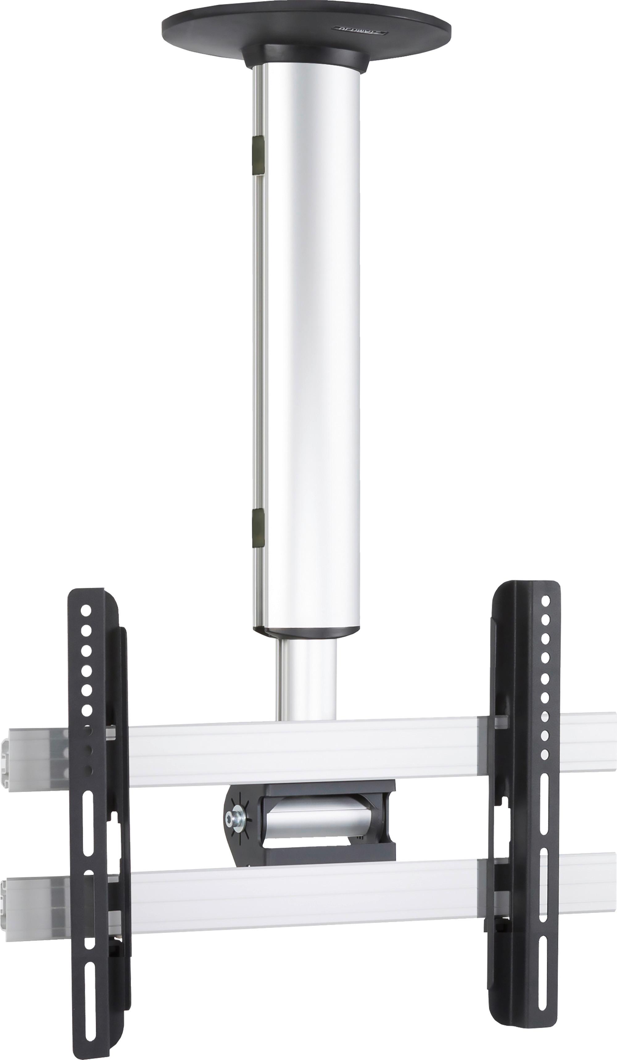 TV- Halterung cm Silberfarben B: 42 cm - Silberfarben, MODERN, Metall (42/50/19cm) - MID.YOU