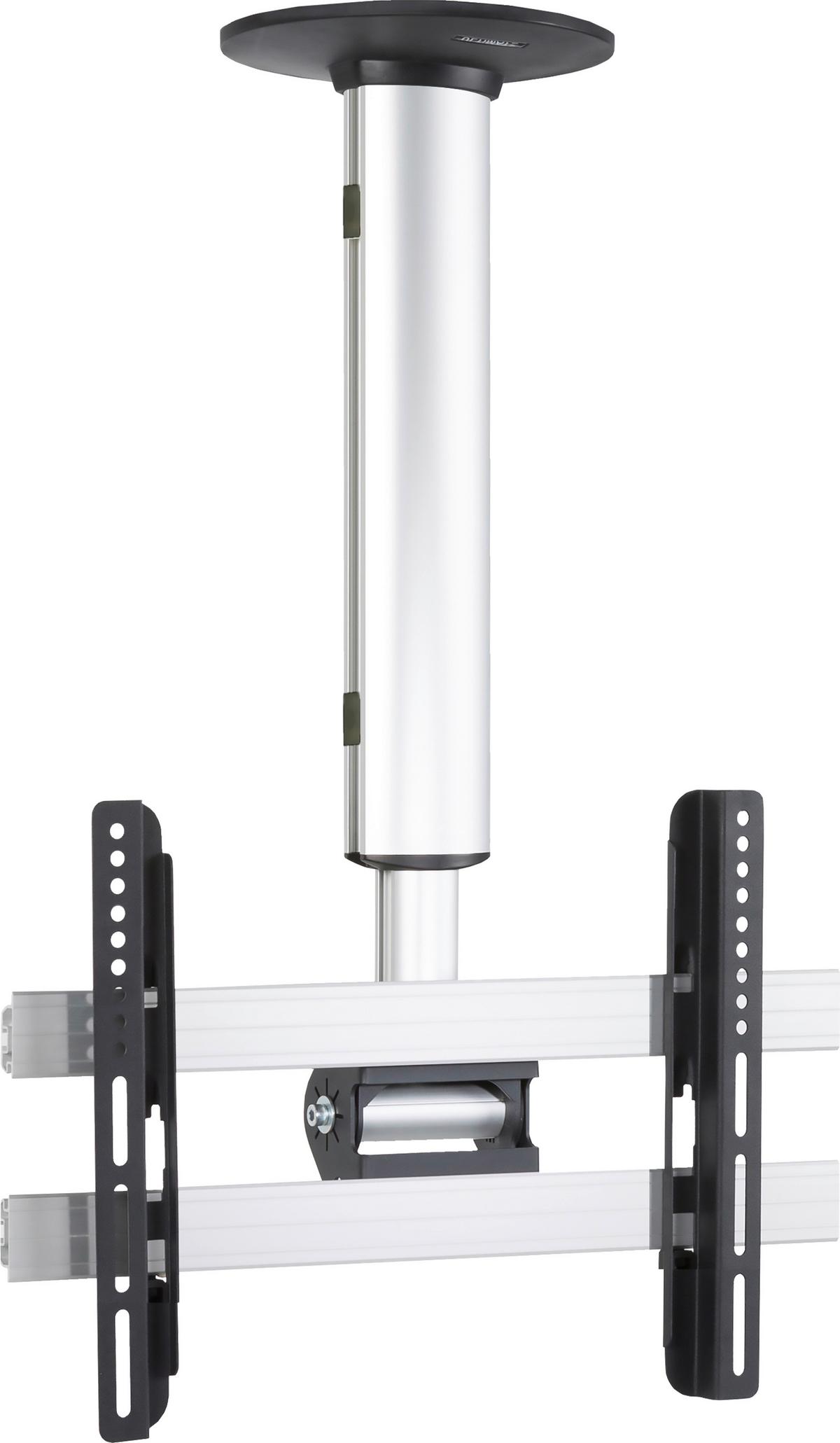 TV- Halterung cm Silberfarben B: 42 cm - Silberfarben, MODERN, Metall (42/50/19cm) - MID.YOU