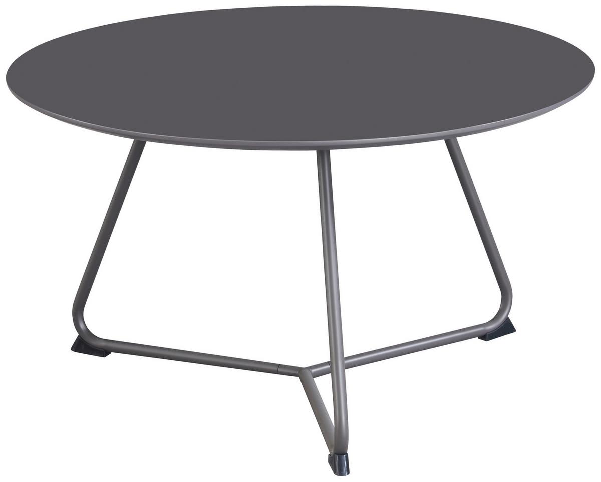 KONFERENČNÍ STOLEK MICA - šedá, Moderní, kov/kompozitní dřevo (70/40cm) - Mömax