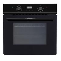 Backofen WMO 80 Schwarz B: 59,5 cm - Schwarz, KONVENTIONELL, Glas/Metall (59,5/59,5/55cm) - Wolkenstein