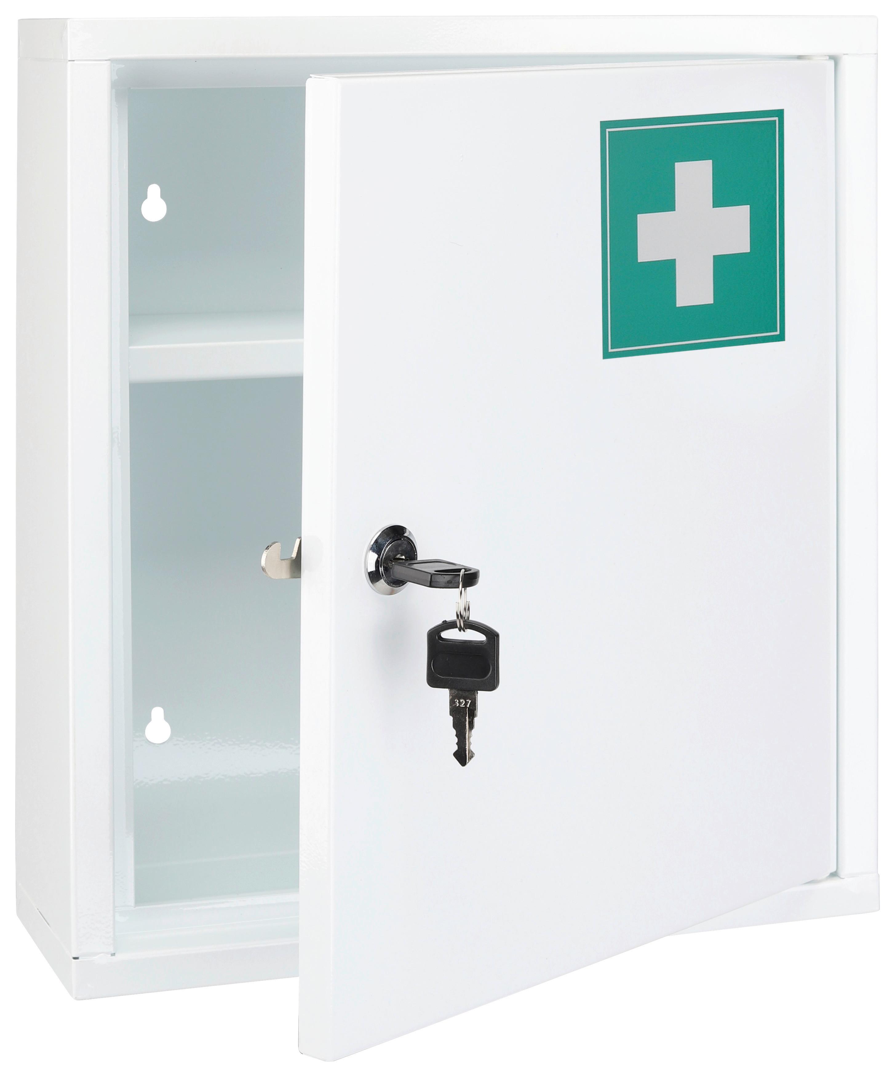 Medizinschrank in Weiß