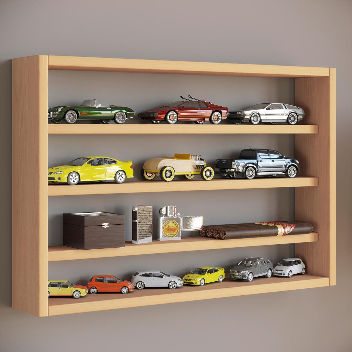 Wandregal Osado Buchefarben Dekor - Buchefarben, Design, Holzwerkstoff (60/40/10cm) - MID.YOU