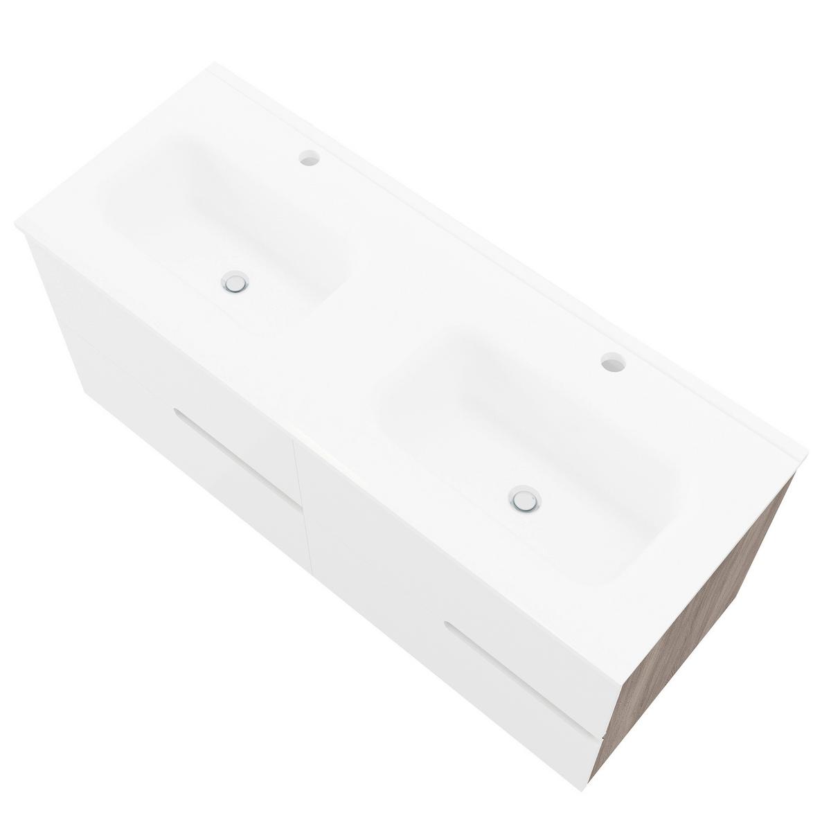Fürdőszoba Blokk Eva - Konventionell, faalapú anyag (120/53/45cm)