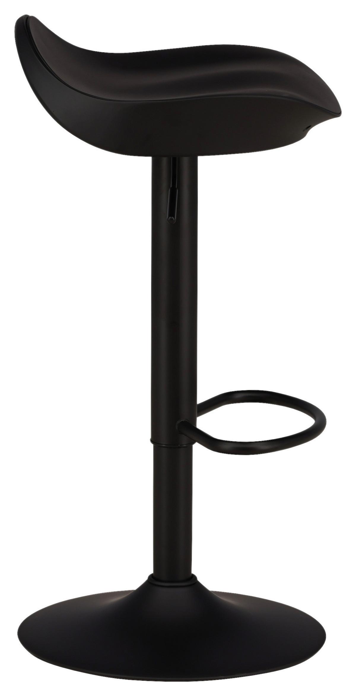 Barhocker-Set Adesto - Schwarz, Design, Kunststoff/Metall (40/69/38cm) - Livetastic