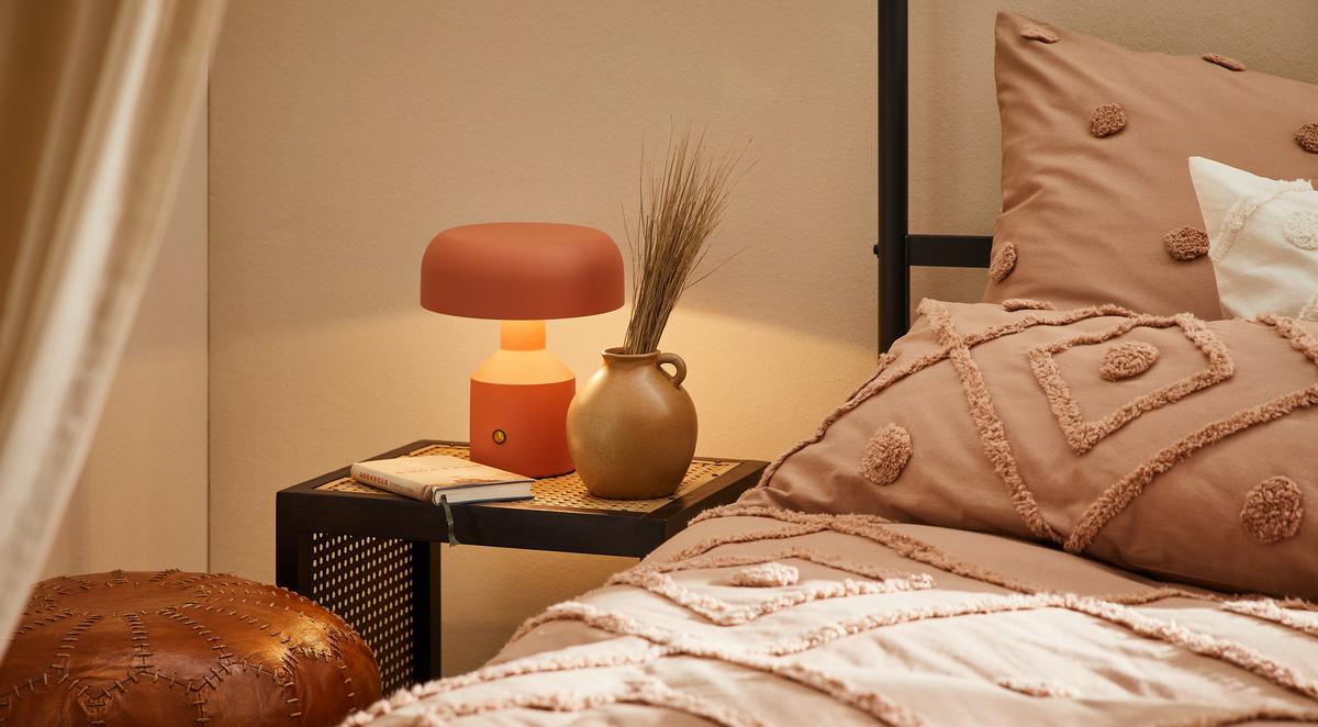 Taburetka Pouf pravá koža - hnedá, Lifestyle, koža (52/40/52cm) - MID.YOU