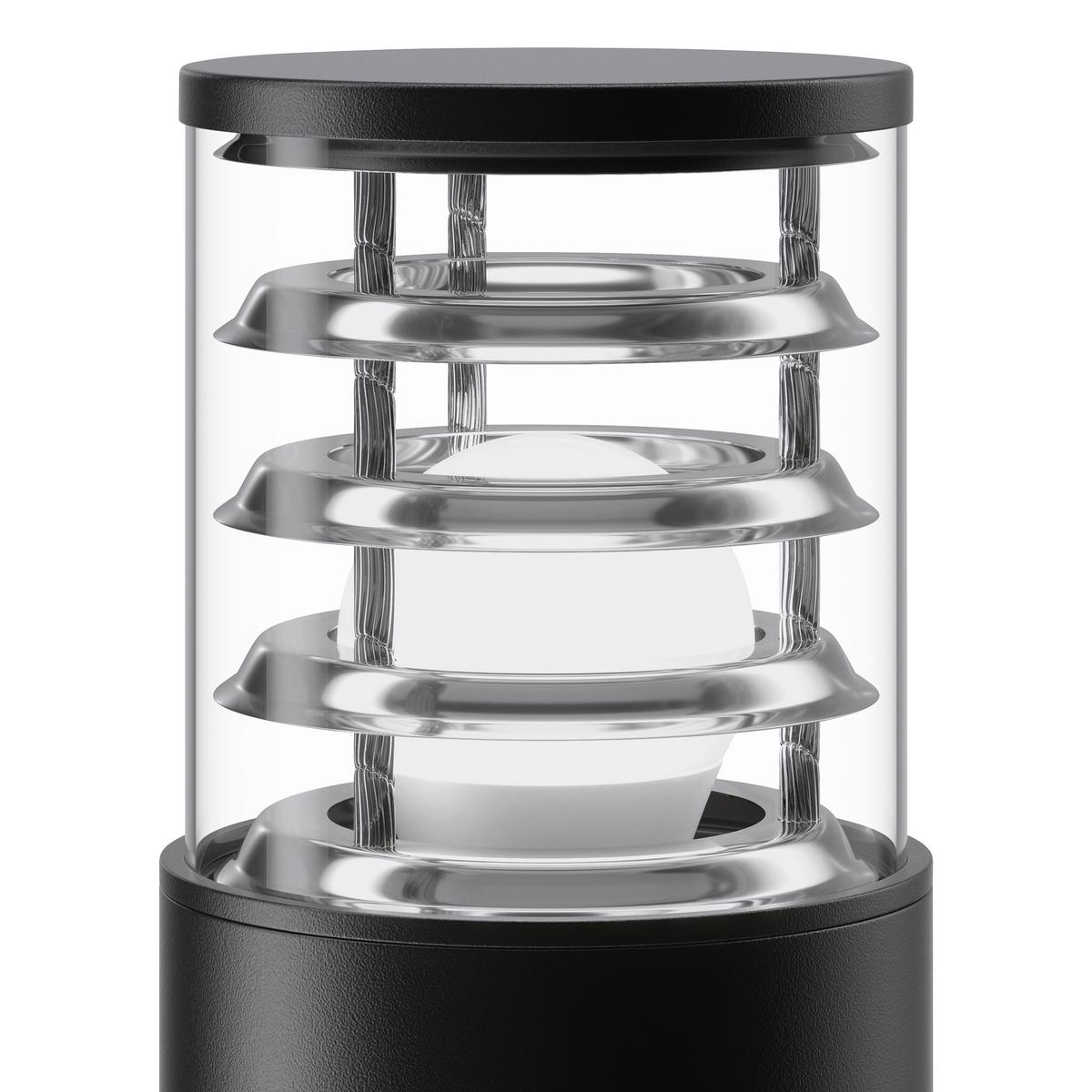 Außenleuchte Bronx 1-Flammig Ip54 - Schwarz, Basics, Kunststoff/Metall (10,8/25/10,8cm) - MAYTONI