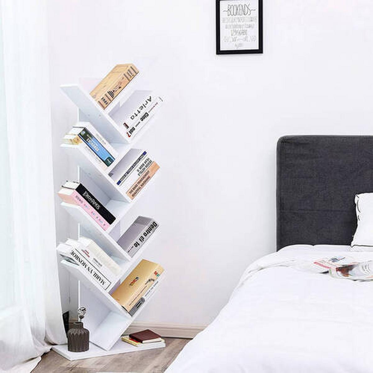 Bücherwand B: 50 Cm, Weiß - Weiß, Basics, Holzwerkstoff (50/142/25cm) - Boxxx