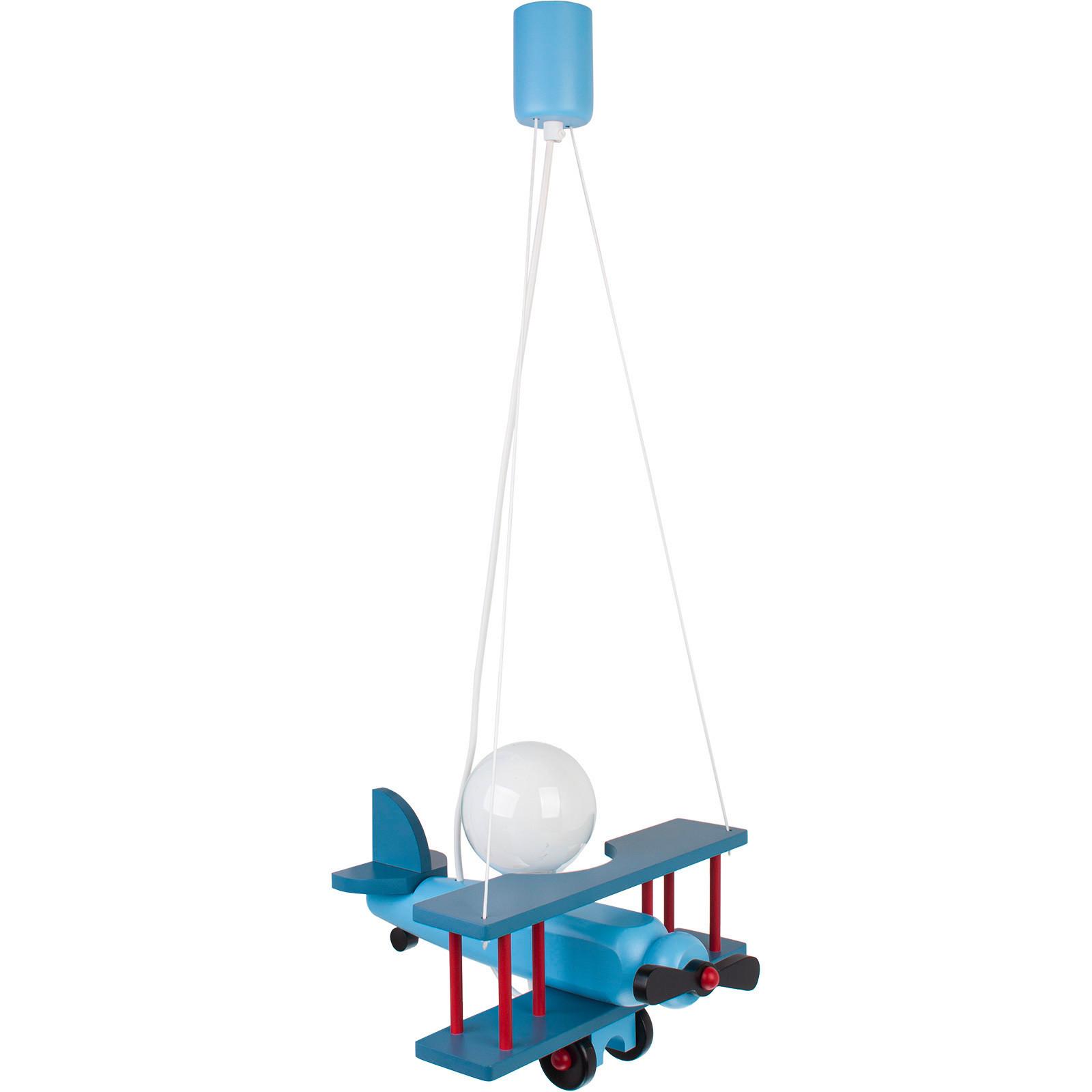 Kinderhängeleuchte Flugzeug H: 75 cm 1-Flammig