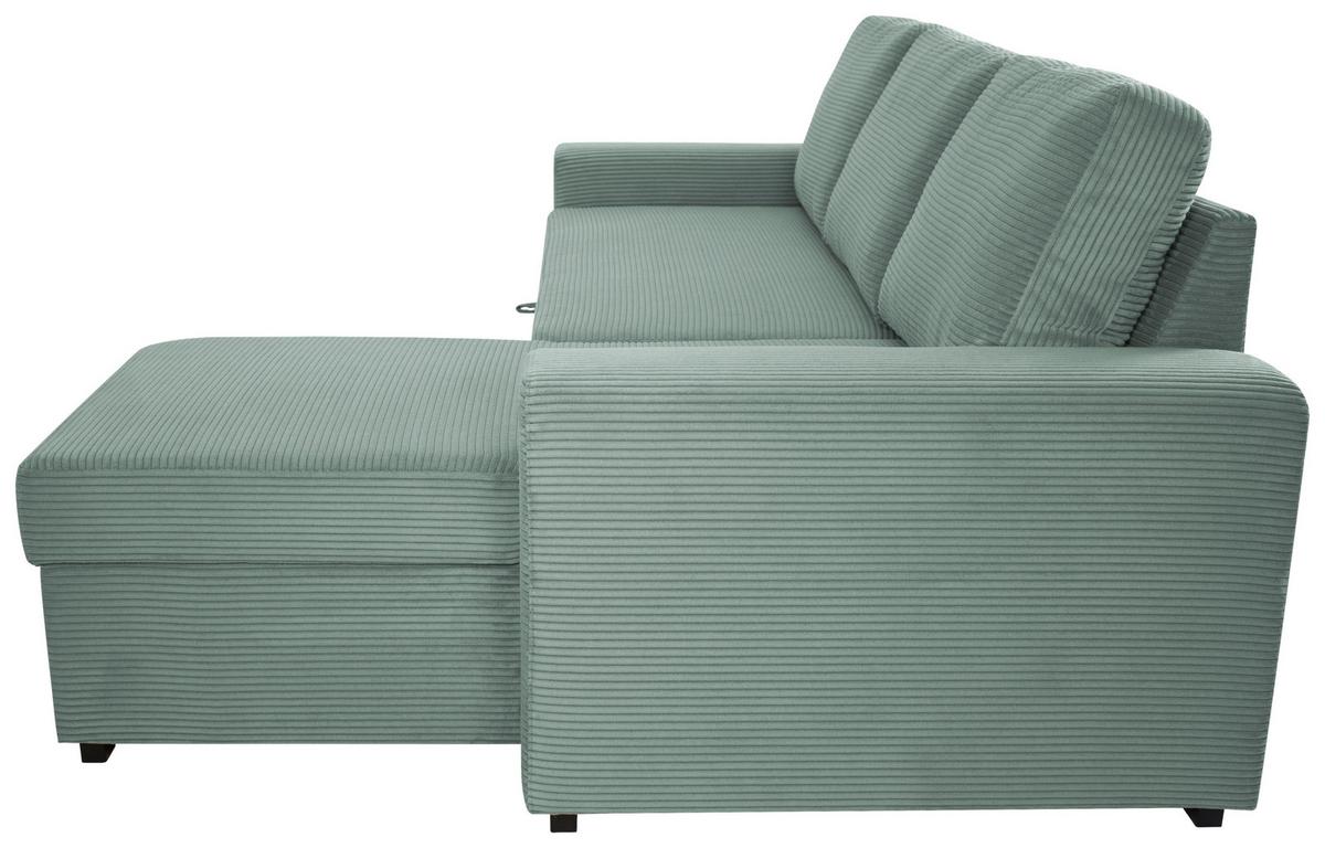 Sarokgarnitúra Tara - zsályazöld, Design, textil (245/158cm) - Best Price