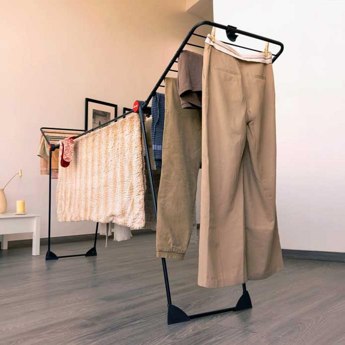 Ruhaszárító Kihúzható Vileda Infinity Flex Ultimate - fém (216-304/56/128cm) - Vileda