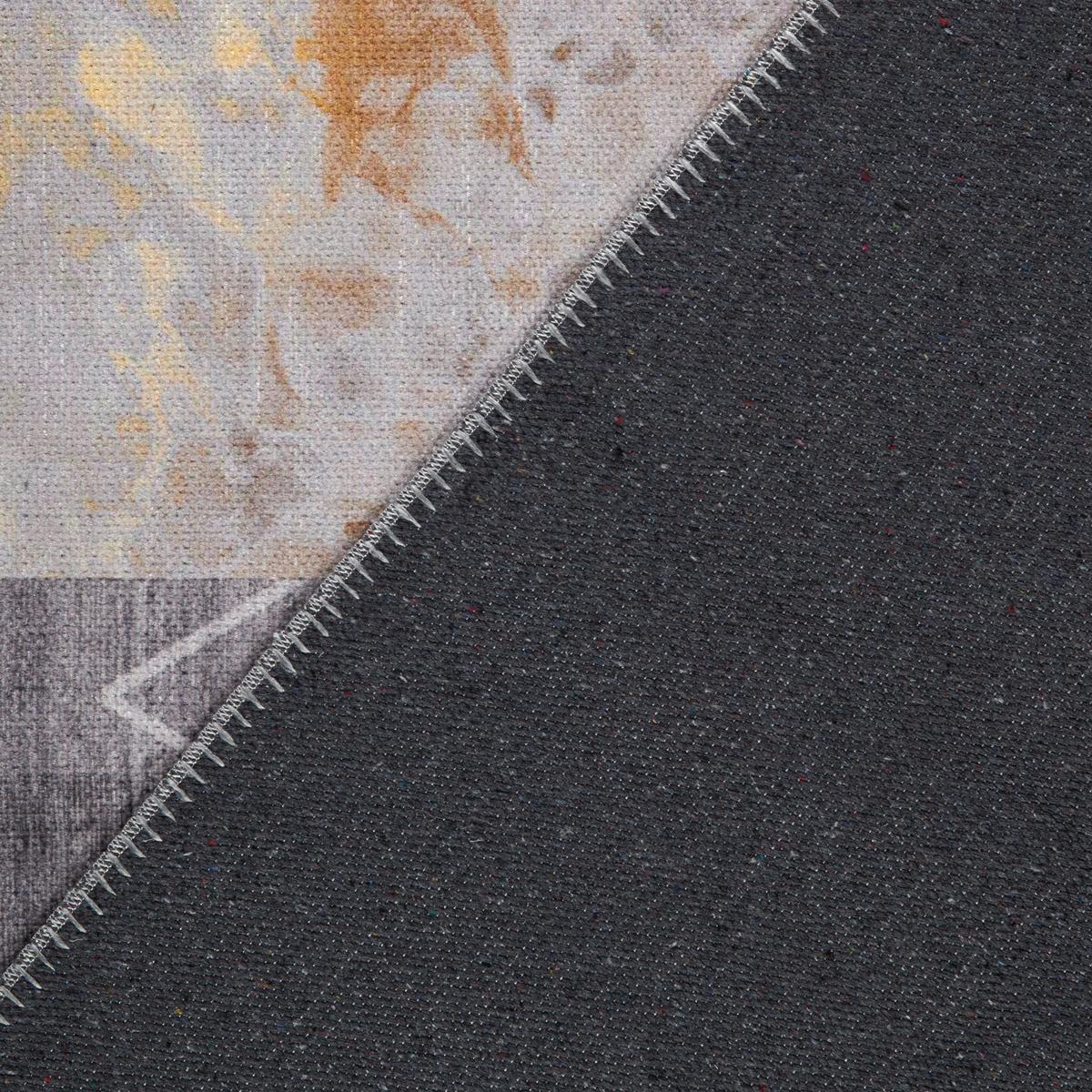 KOBEREC TKANÝ NA PLOCHO Edessa 2, 120/170cm - šedá/barvy zlata, Moderní, textil (120/170cm) - Mömax
