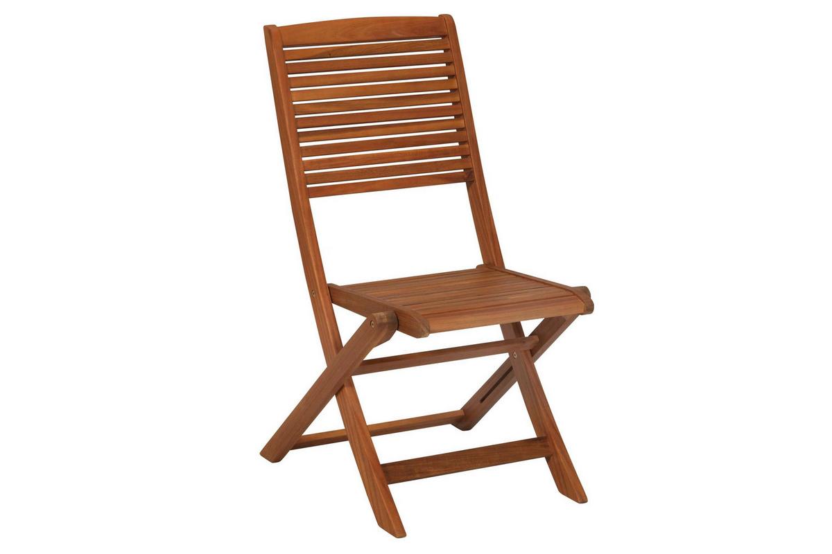 Klappsessel Bali 2er-set Aus Akazie - Akaziefarben, KONVENTIONELL, Holz (47/89/62cm) - Gardenson