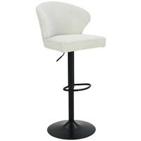BAROVÁ STOLIČKA JANA - čierna/béžová, Modern, kov/drevo (55/116/58cm) - Based