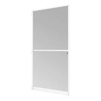 Fliegengitter Tür 100x210 cm Weiß - Weiß, Basics, Metall (100/210cm)