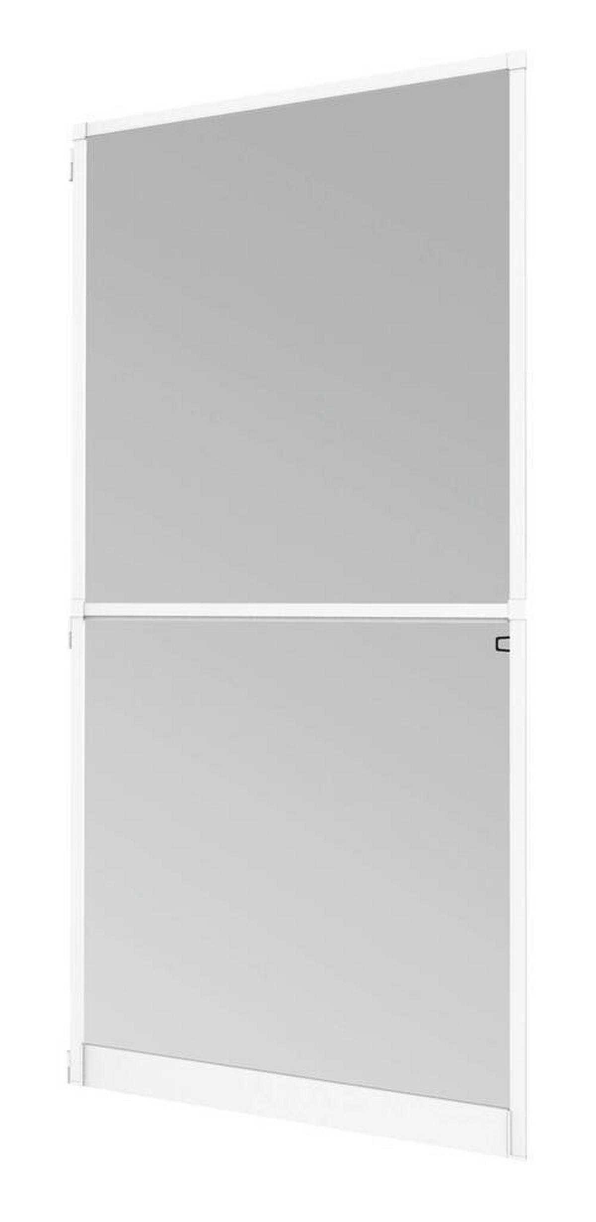 Fliegengitter Tür 100x210 cm Weiß - Weiß, Basics, Metall (100/210cm)