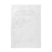 Hochflorteppich Weiß Rabbit 80x150 cm - Weiß, Trend, Textil (80/150cm) - Kayoom