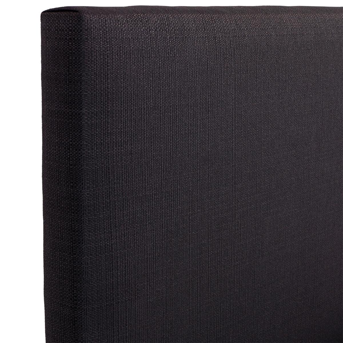 Postel Boxspring NERO PL: 180/200cm, černá - černá/barvy chromu, Konvenční, kov/textil (180/200cm)