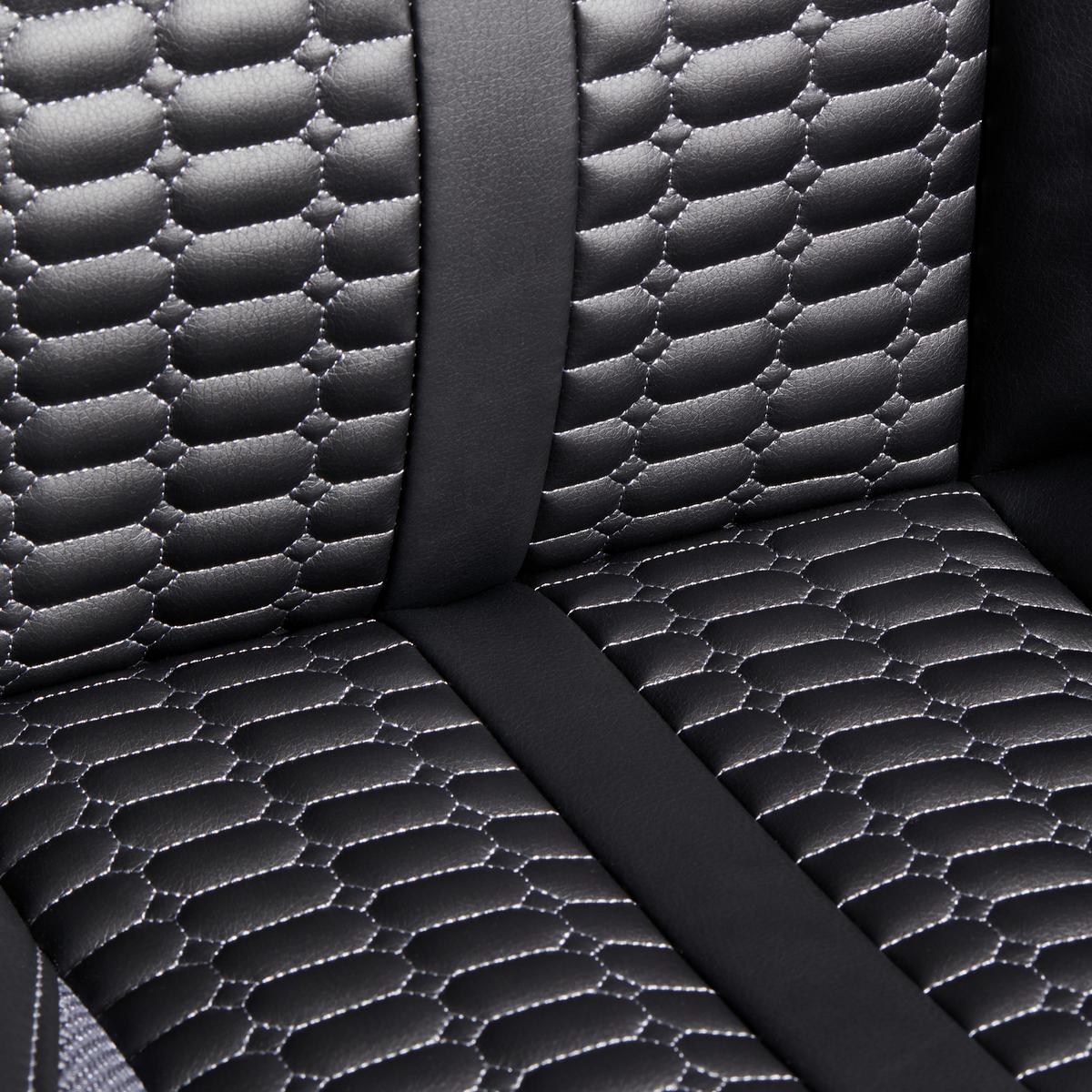 Gaming Stuhl Mid.you Modena Inklusive Armlehnen Schwarz - Schwarz/Grau, MODERN, Kunststoff/Textil (56/104-113/64cm) - MID.YOU