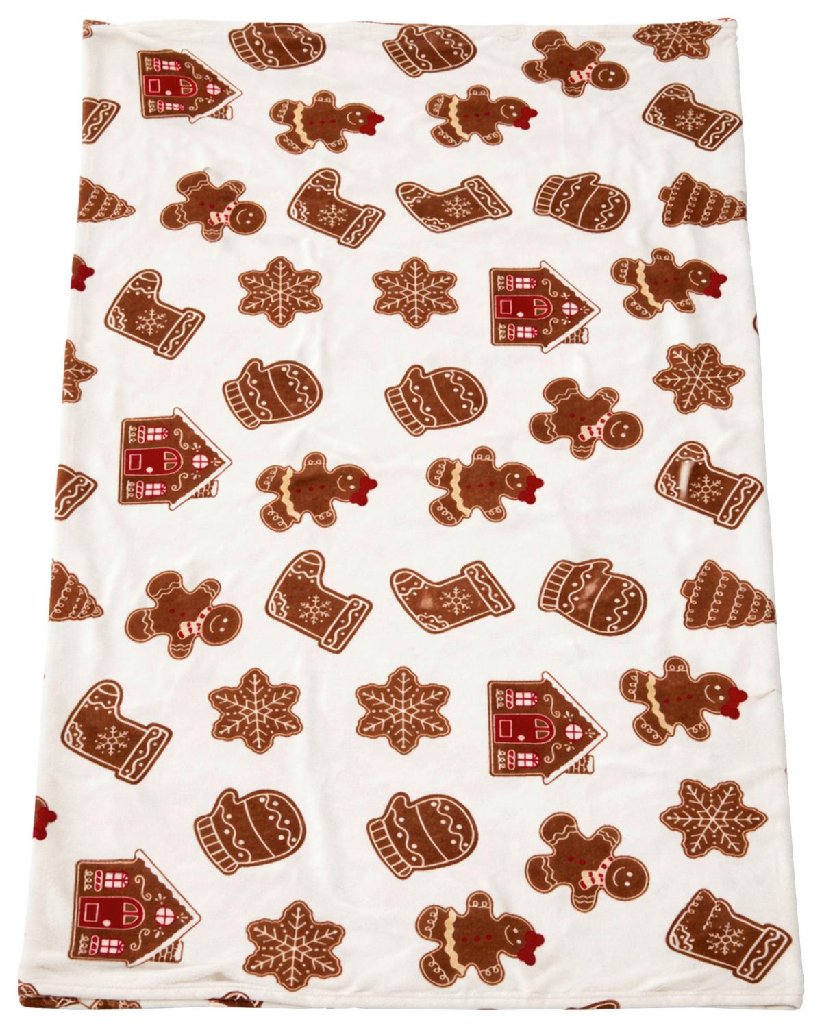 KUSCHELDECKE GINGERBREAD - Braun, MODERN, Textil (140/180cm) - Luca Bessoni