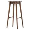 Barhocker-Set Mollösand - Braun, Design, Holz (36/75/36cm) - Livetastic