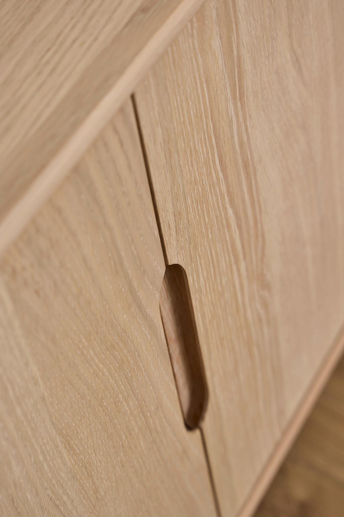 PRÍBORNÍK MARTE - biela/farba duba, Design, kompozitné drevo (180/75/40cm) - MID.YOU