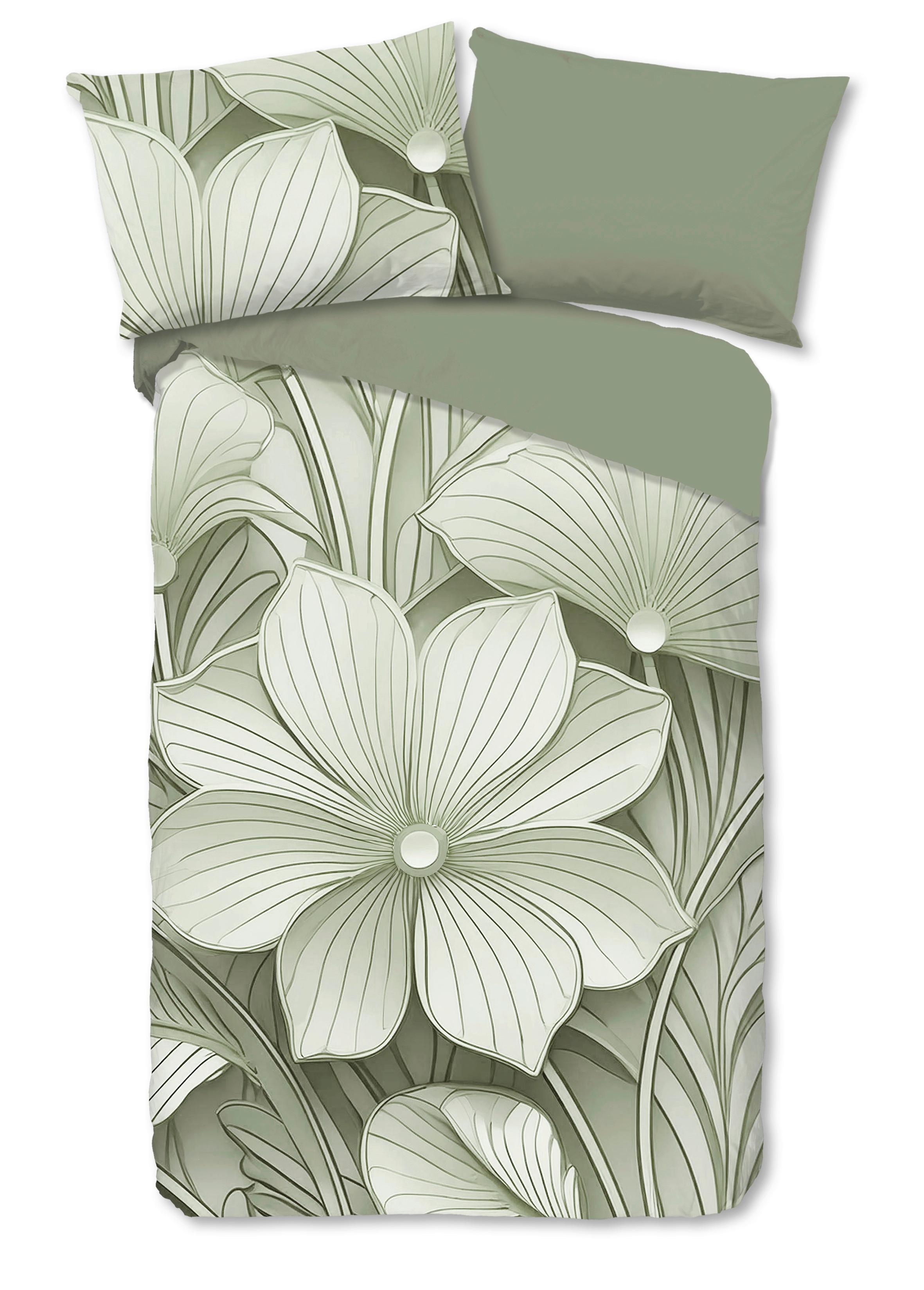 WENDEBETTWÄSCHE ARTDECO GREEN