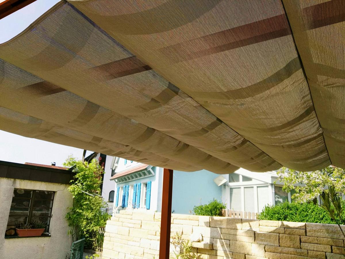 Pergola FLORIDA 11x11 - tmavě hnědá, Basics, kov/plast (350/235/350cm)