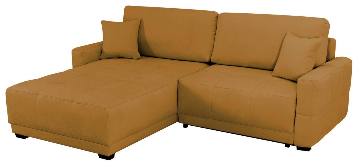 Ecksofa Mount Gelb S: 237x186 cm - Gelb, Design, Textil (237/186cm) - MID.YOU