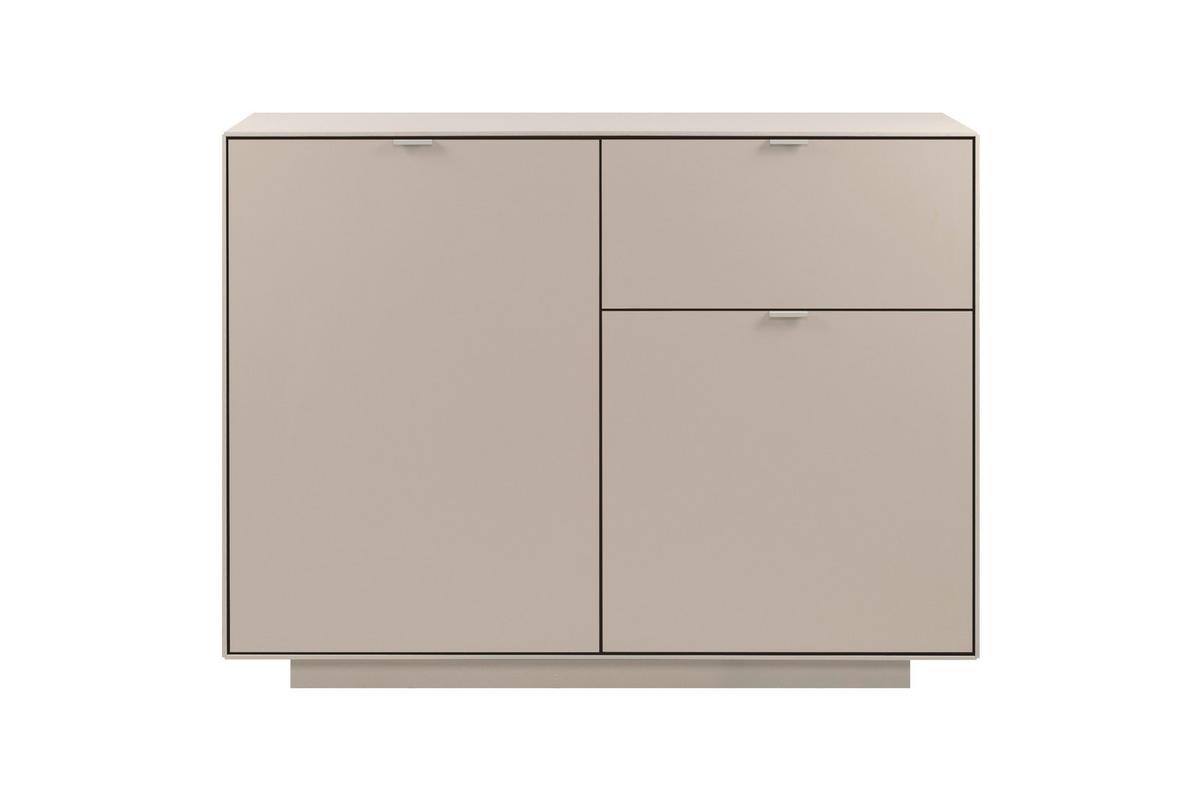 Kommode Sivas B: 120 cm Sandfarben - Sandfarben, Design, Holzwerkstoff (120/90/37,5cm) - MID.YOU