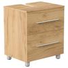 Waschbeckenunterschrank Mondial Eiche Dekor B: 55 cm - Eichefarben, MODERN, Holzwerkstoff (55/63/41,6cm) - MID.YOU