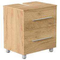 Waschbeckenunterschrank Mondial Eiche Dekor B: 55 cm - Eichefarben, MODERN, Holzwerkstoff (55/63/41,6cm) - MID.YOU