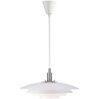 Hängeleuchte Bretagne Weiß D: 38 cm - Weiß, Design, Metall (38/17cm) - Nordlux