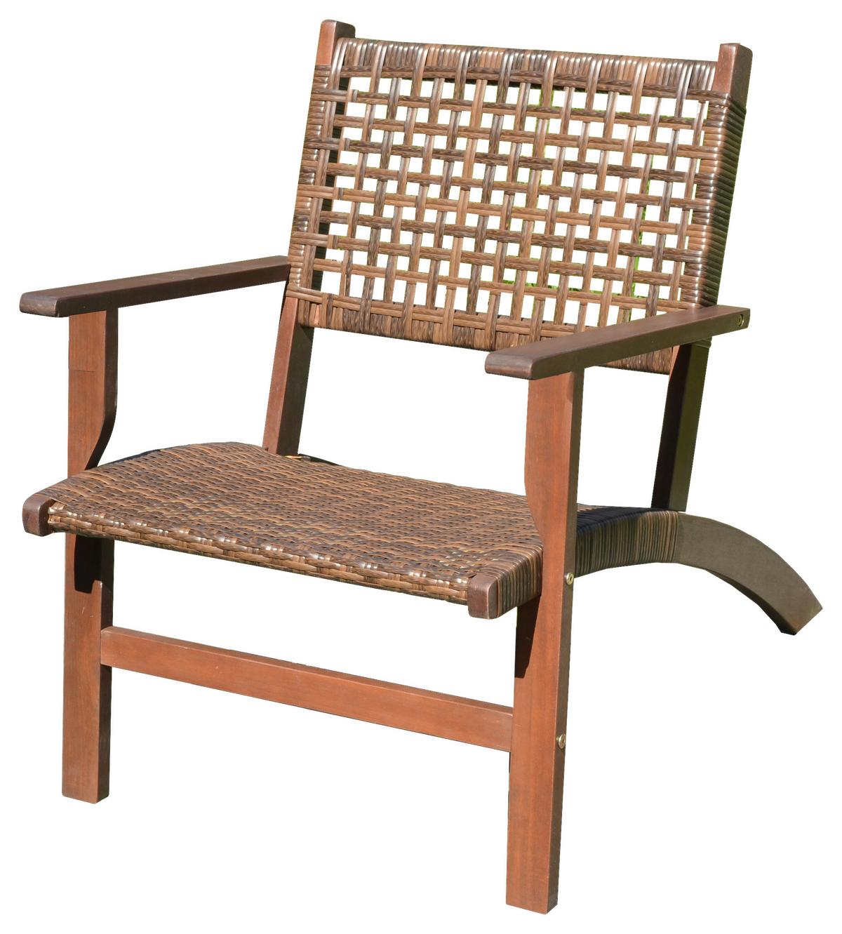 Balkonmöbel Set Sonora Eukalyptusholz - Dunkelbraun, Basics, Holz (40/40/35cm) - Gardenson